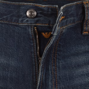 Image number 5 for Emporio Armani J76 Straight Fit Jeans Blue