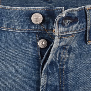 Image number 5 for Levis Original Fit 501 Denim Shorts Light Blue