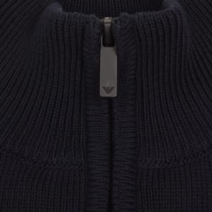 Image number 4 for Emporio Armani Knit Jumper Navy
