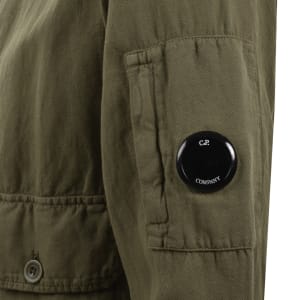 Image number 4 for CP Company Broken Twill Jacket Green