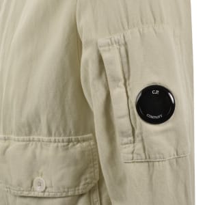 Image number 4 for CP Company Broken Twill Jacket Cream