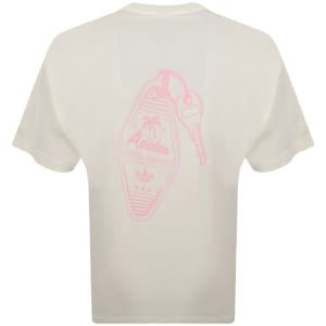 Image number 5 for adidas Originals Retro Keychain T Shirt Off White