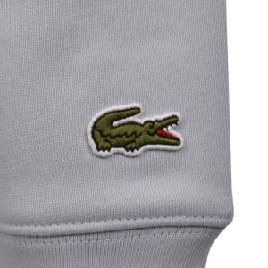 Image number 5 for Lacoste Quarter Zip Sweatshirt Light Blue