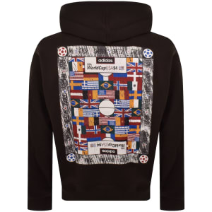 Image number 4 for adidas Originals Fifa Flag Graphic Hoodie Brown
