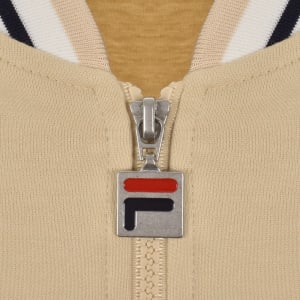 Image number 4 for Fila Settanta Zip Track Top Classic Beige