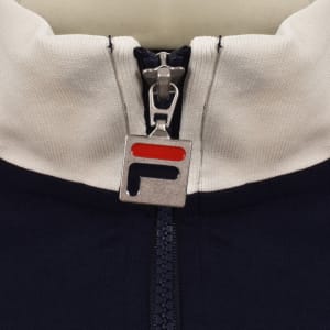 Image number 4 for Fila Enrico Terry Stripe Track Top Fila Navy