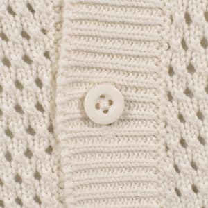 Image number 4 for Fila Domenico Crochet Polo Shirt Cream