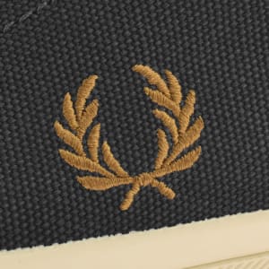 Image number 4 for Fred Perry Baseline Canvas Trainers Grey