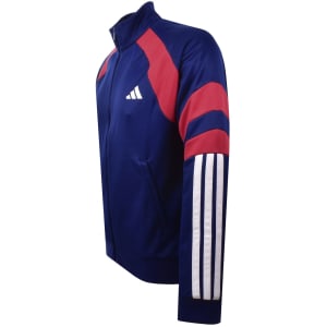 Image number 5 for adidas Sportswear 3 Stripe Track Top Blue