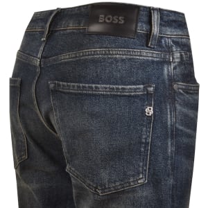 Image number 4 for BOSS Re Maine Regular Fit Jeans Navy Blue