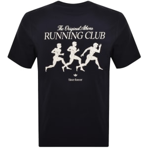 Image number 5 for adidas Originals Gres Running T Shirt Navy