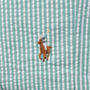 Image number 4 for Ralph Lauren Traveller Striped Swim Shorts Green