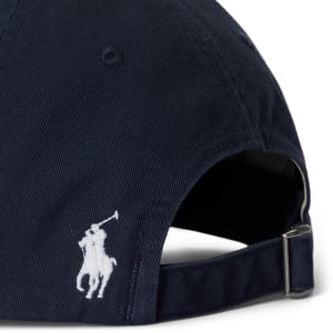 Image number 4 for Ralph Lauren Woven Baseball Cap Navy