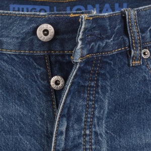 Image number 5 for HUGO Blue Jonah Mid Wash Straight Fit Jeans Blue
