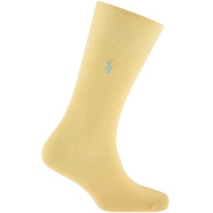 Image number 4 for Ralph Lauren 3 Pack Socks Yellow