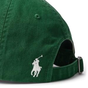 Image number 4 for Ralph Lauren Woven Baseball Cap Green