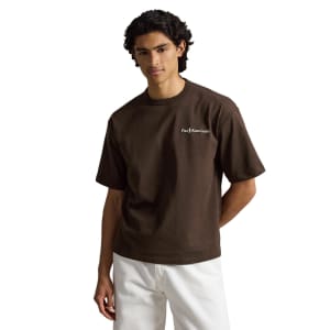 Image number 4 for Ralph Lauren Relaxed Fit T Shirt Brown
