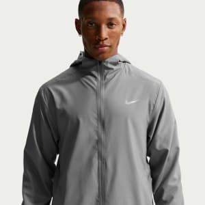 Image number 4 for Nike Training Hooded Fitness Jacket Grey