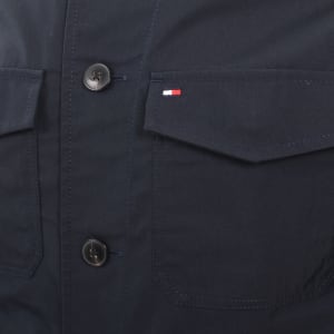 Image number 4 for Tommy Hilfiger Nylon Overshirt Navy