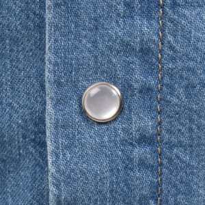Image number 4 for Tommy Jeans Western Denim Shirt Blue