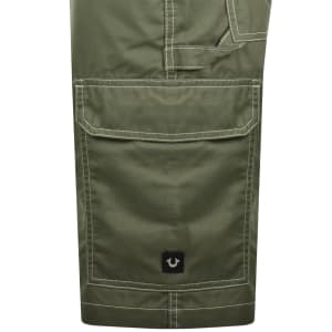 Image number 4 for True Religion Utility Cargo Shorts Green