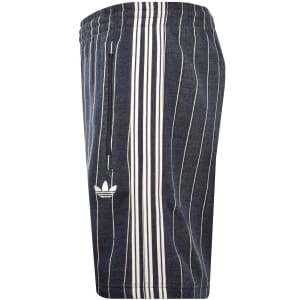 Image number 5 for adidas Originals Pinstripe Shorts Navy
