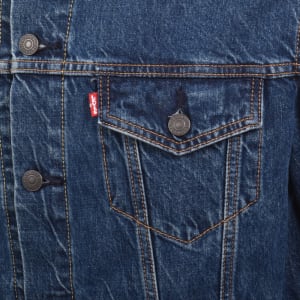 Image number 4 for Levis Denim Trucker Jacket Blue