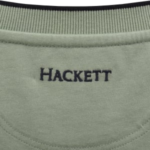 Image number 4 for Hackett Heritage Number T Shirt Green