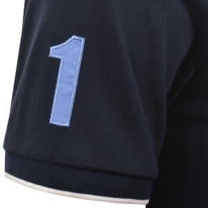 Image number 4 for Hackett Heritage Sash Polo T Shirt Navy