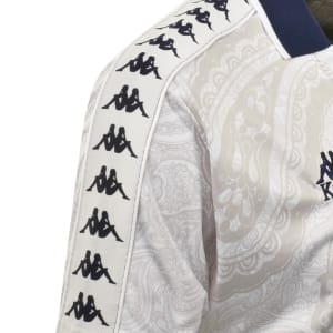 Image number 4 for Pretty Green X Kappa Football Polo T Shirt White