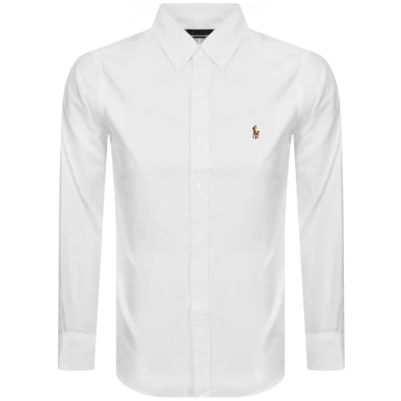 polo ralph lauren slim fit knit dress shirt Polo Ralph Lauren main image 0