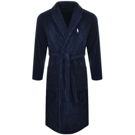 ralph lauren dressing gown grey Polo Ralph Lauren Pony-motif Dressing Gown | Grey