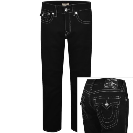 TRUE RELIGION RICKY ブラックデニム フレア 32 NWT TRUE RELIGION 