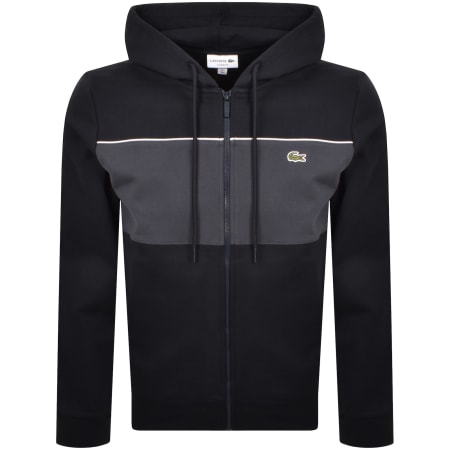 full zip hoodie lacoste men's hooded cotton blend sweatshirt