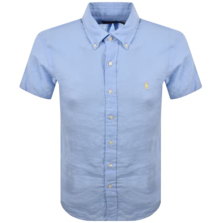 polo ralph lauren short sleeve dress shirts Linen Men Shirt the Rl Prepster is perfect for wearing untucked Polo Ralph Lauren Short Sleeve
