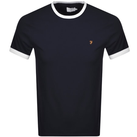 Product Image for Farah Vintage Groves Ringer T Shirt Navy