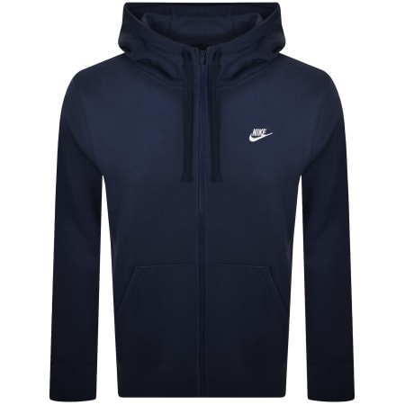 Product Image for Nike Full Zip Club Hoodie Navy