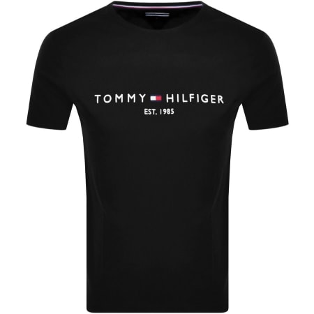 Product Image for Tommy Hilfiger Logo T Shirt Black