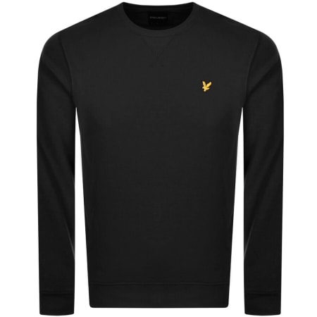Product Image for Lyle And Scott Crew Neck Sweatshirt Black