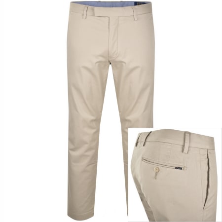 Product Image for Ralph Lauren Slim Fit Chino Trousers Beige