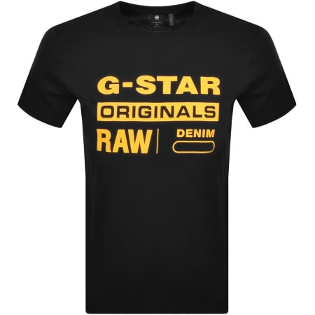 Product Image for G-Star Raw Logo T Shirt Black