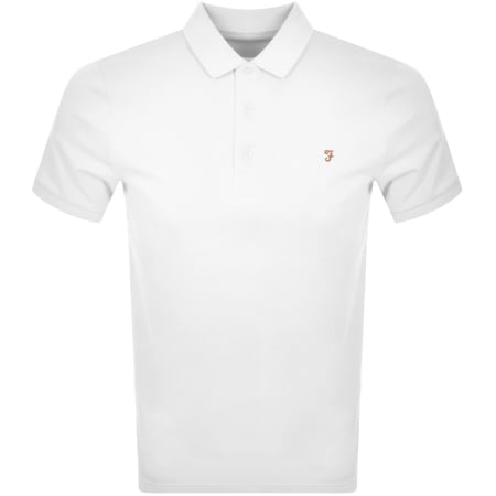Product Image for Farah Vintage Blanes Polo T Shirt White