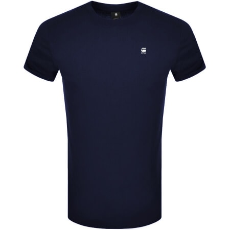 Product Image for G-Star Raw Lash Logo T Shirt Navy