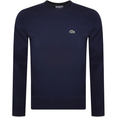 Product Image for Lacoste Crew Neck Sweatshirt Navy