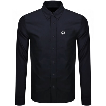 Product Image for Fred Perry Oxford Long Sleeved Shirt Navy