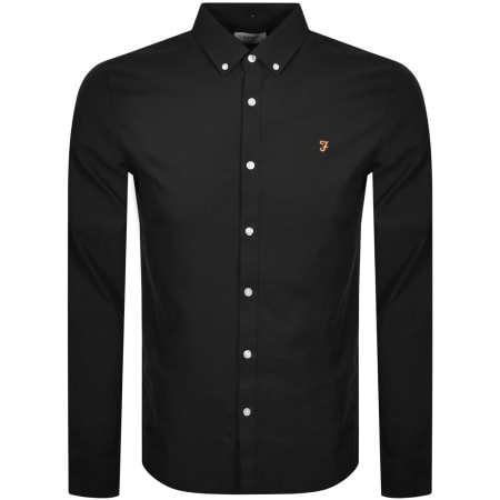 Product Image for Farah Brewer Slim Fit Shirt Black