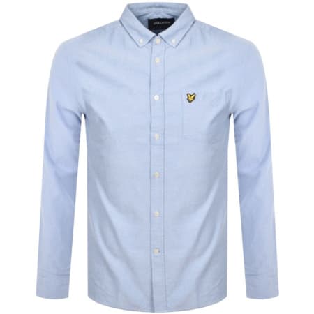 Product Image for Lyle And Scott Oxford Long Sleeve Shirt Blue
