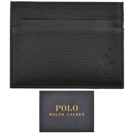 Product Image for Ralph Lauren Leather Card Holder Black