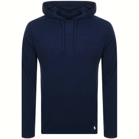 Product Image for Ralph Lauren Long Sleeved Hooded T Shirt Navy