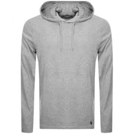 Product Image for Ralph Lauren Long Sleeved Hooded T Shirt Grey